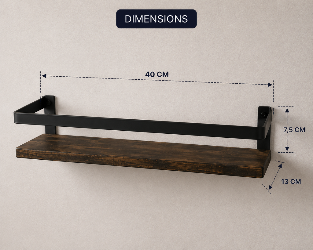 Étagères Murales Modernes – Pack Duo